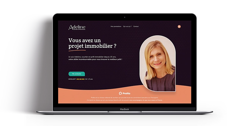 mockup macbookair adeline